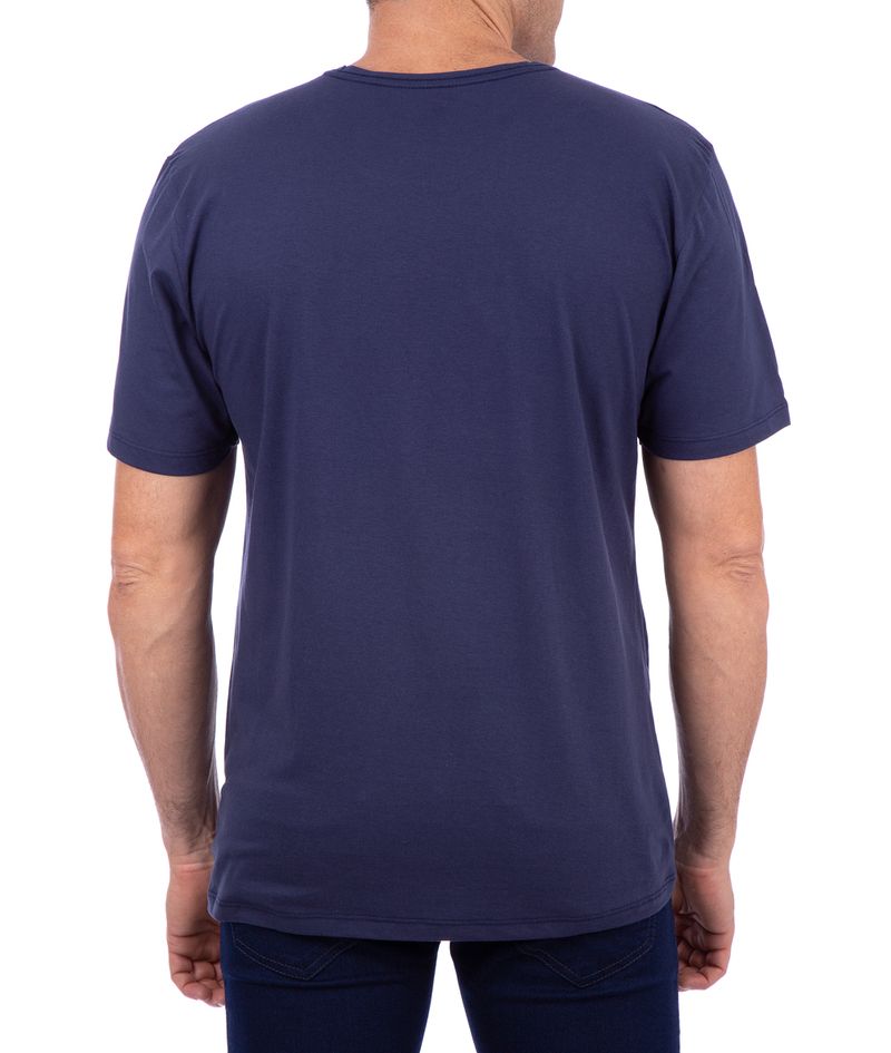Camiseta-Basica-Meia-Malha-Com-Logo-Azul-Noite