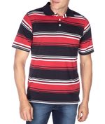 Camisa-Polo-Masculina-Vermelho-Listrada