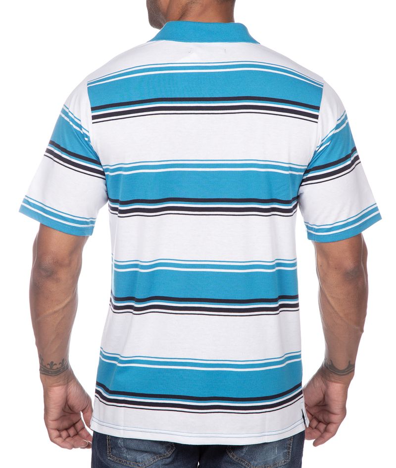 Camisa-Polo-Masculina-Azul-Listrada