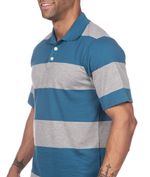Camisa-Polo-Masculina-Azul-Listrada