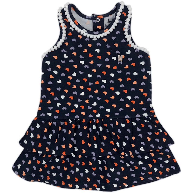 vestido infantil cotton navy 2 | Camisaria Colombo